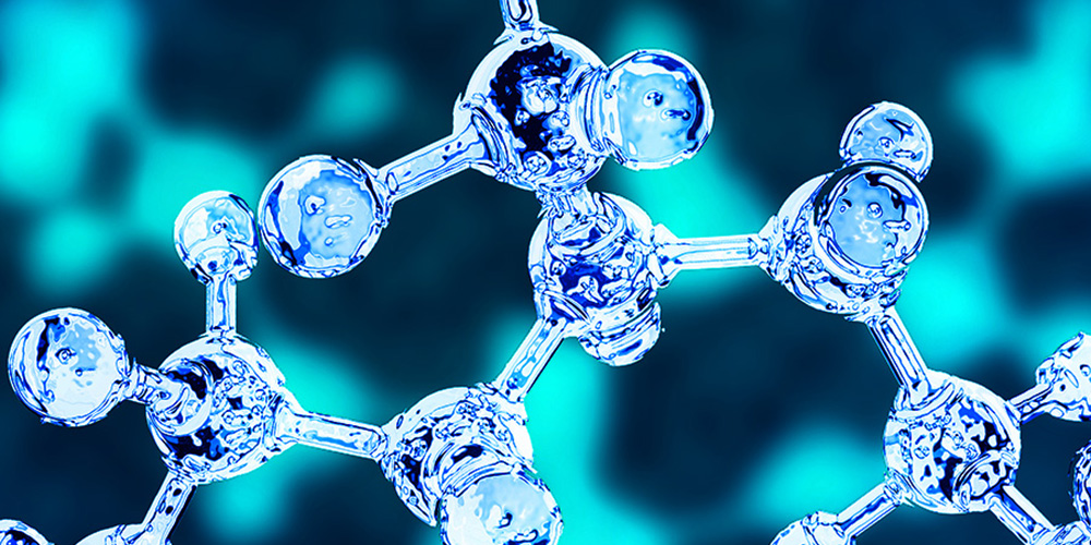 Blue molecule