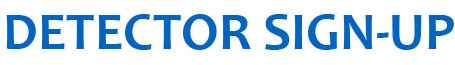 Detector Sign-up logo